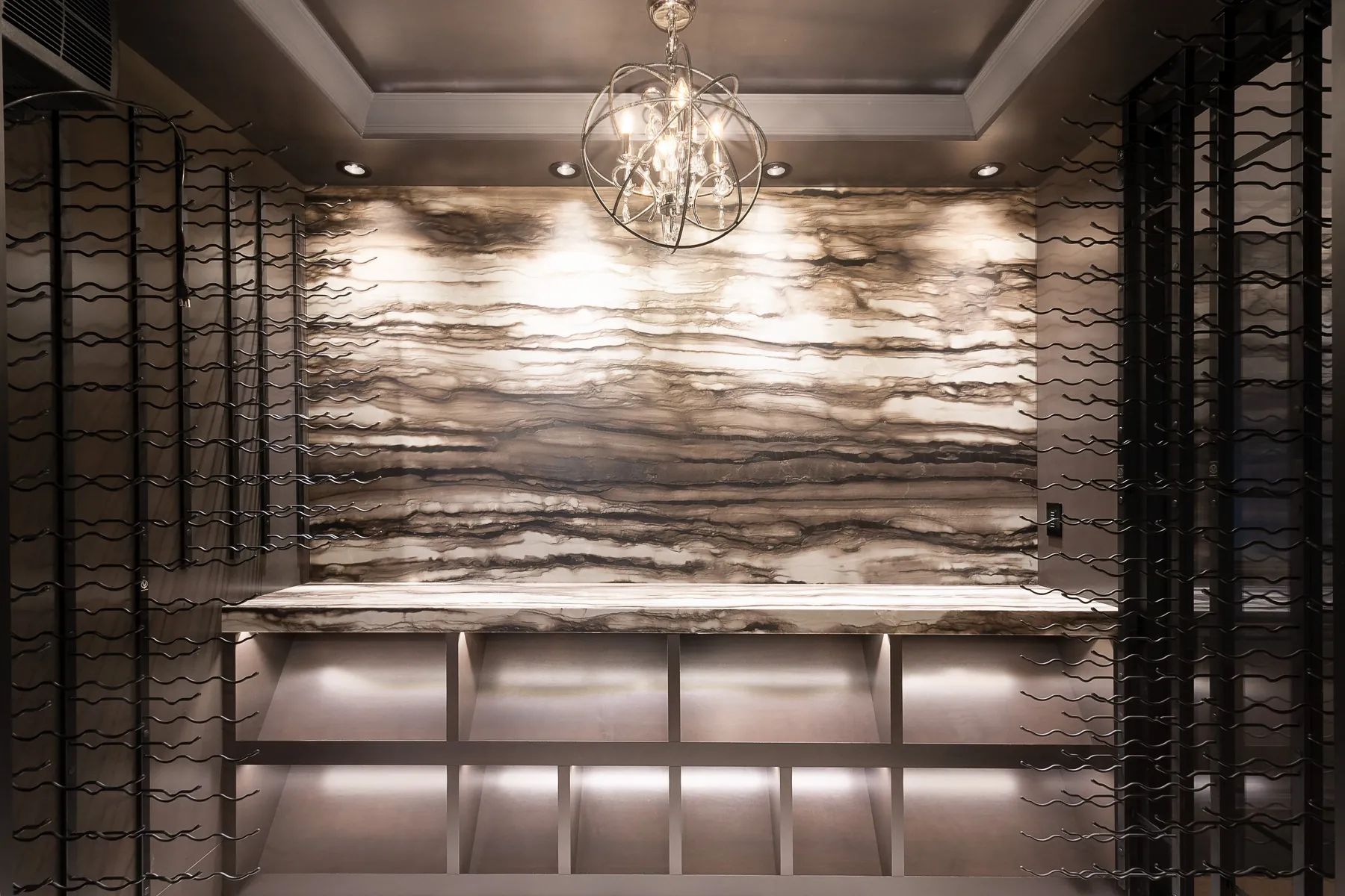 Chateau, Wine cellar interior