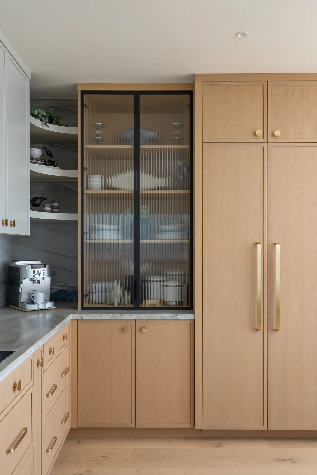 Seawalk, Fluted glass cabinet