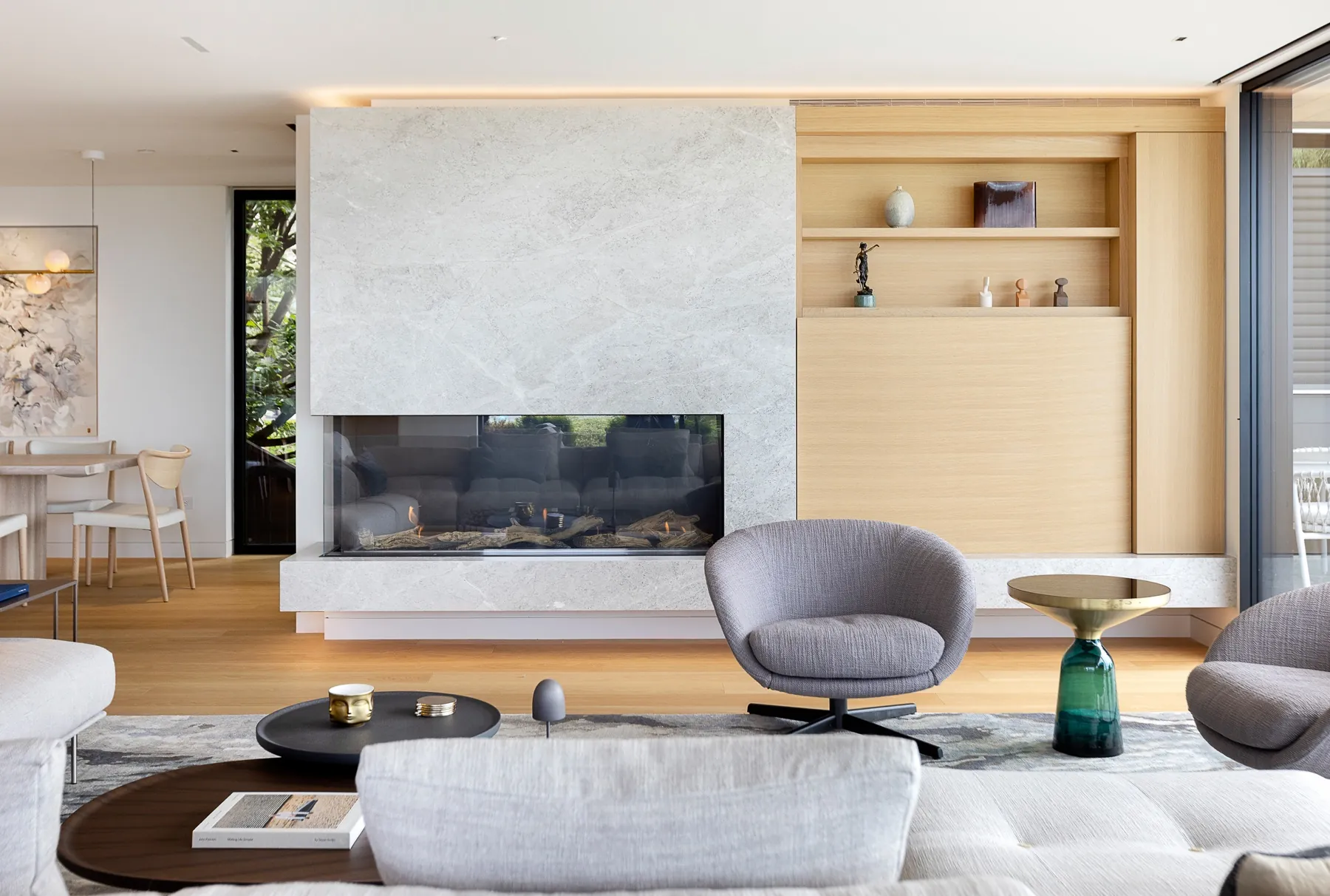 Shoreline, Great room fireplace