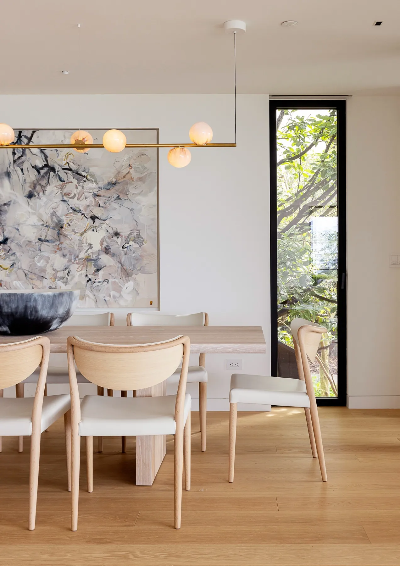 Shoreline, Dining table closeup art