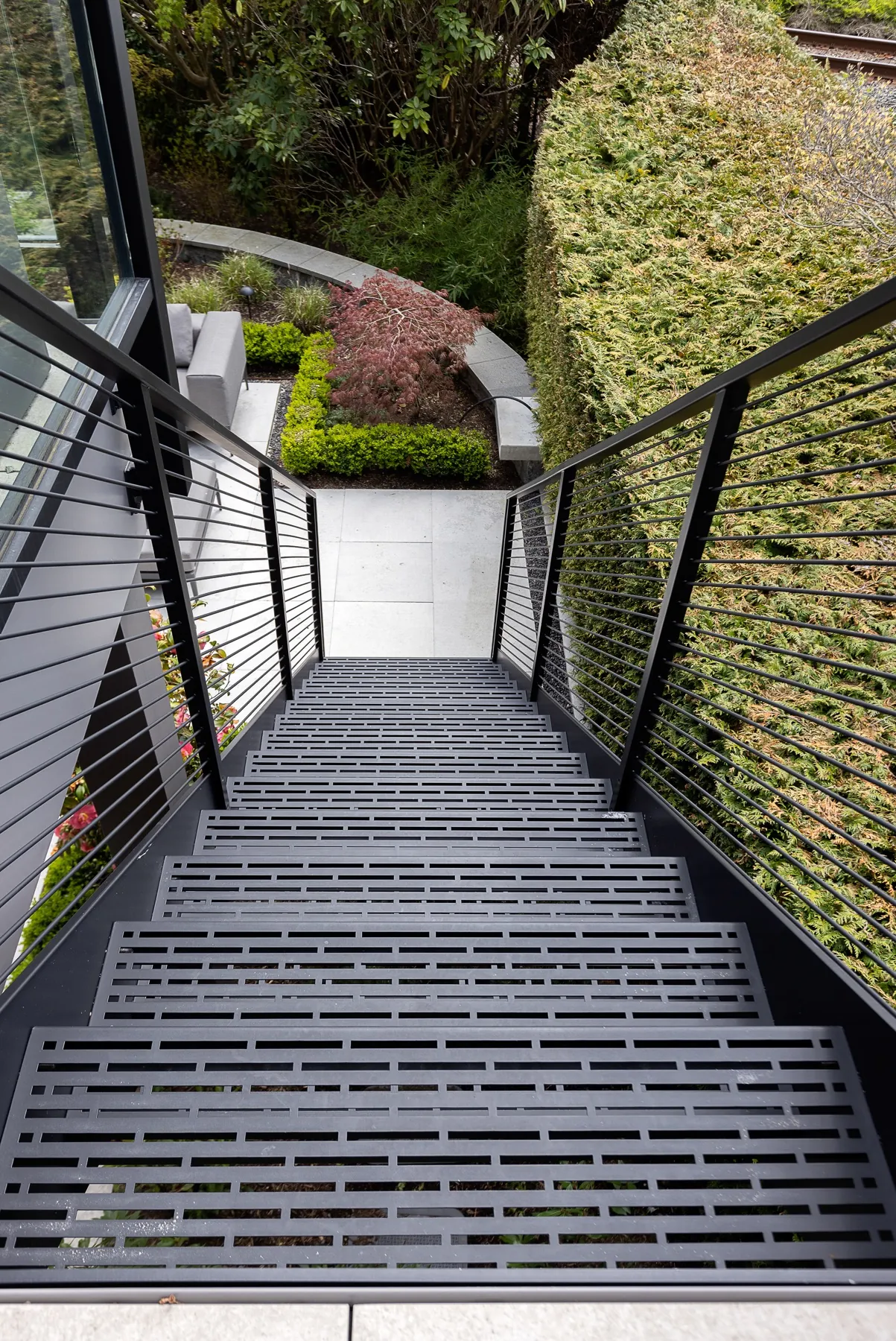 Shoreline, Exterior stair looking down