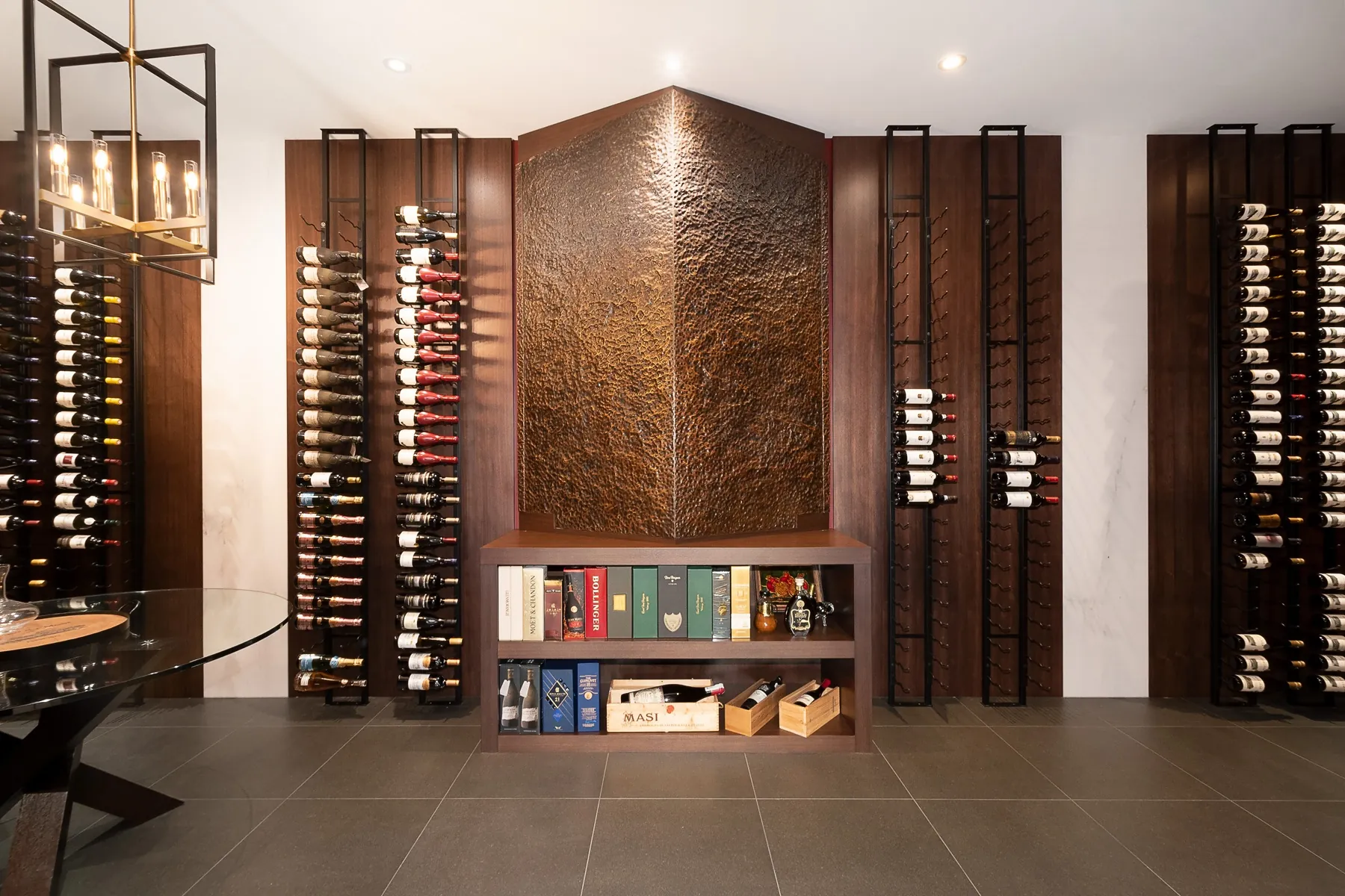 The Canopy, Wine cellar interior