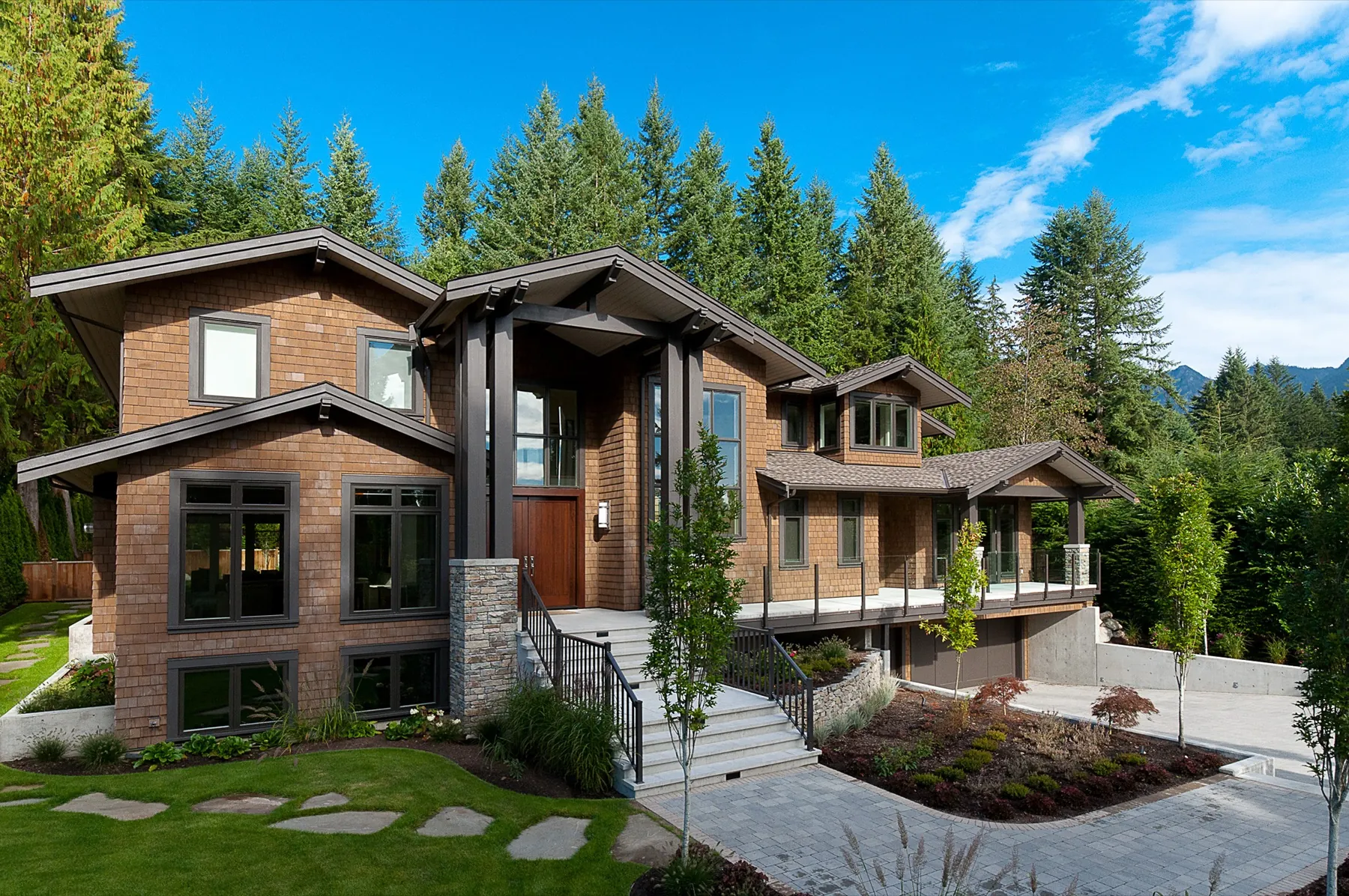 The Lodge, Front exterior wide